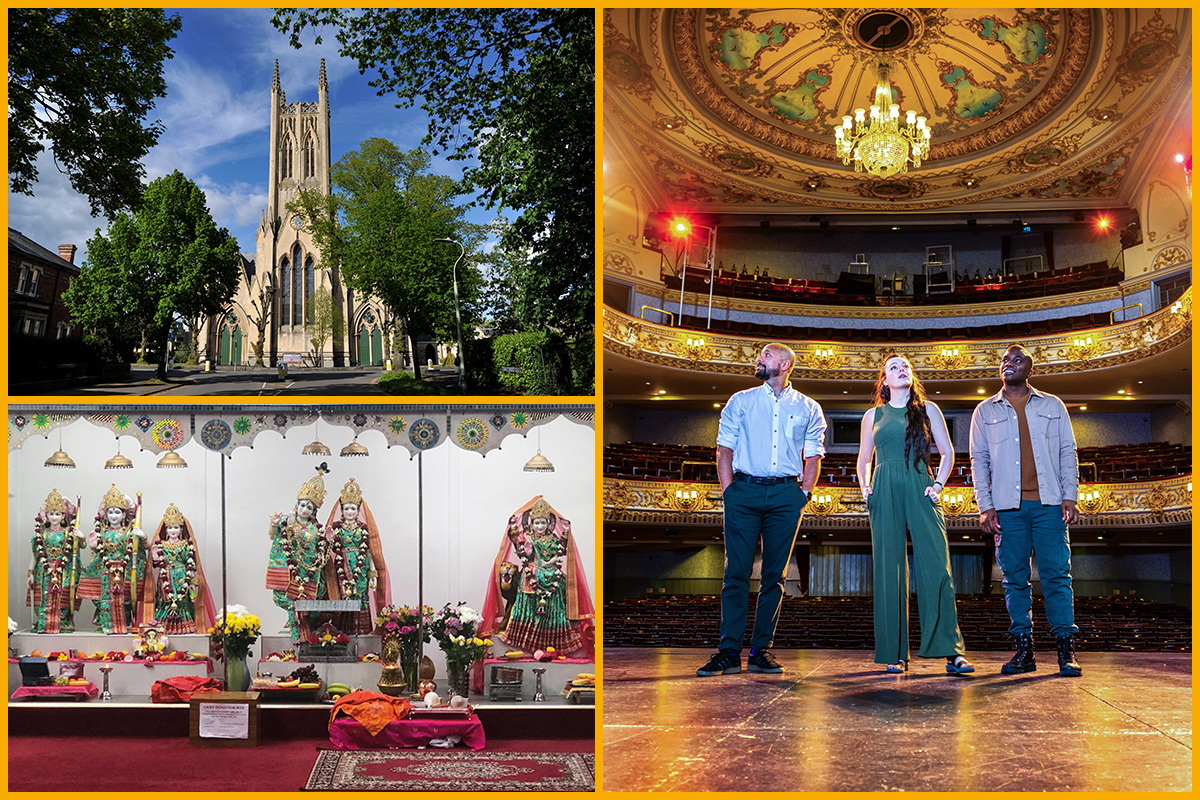 Cheltenham Christ Church, Hindu Temple and Everyman Theatre